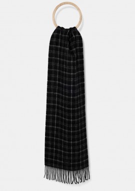 Calvin Klein - Ανδρικό Μάλλινο Κασκόλ Calvin Klein K50K512529 BEH Μαύρο