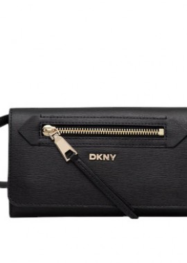 DKNY - Γυναικεία Δερμάτινη Τσάντα Χιαστί DKNY Bryant R52E3K47-BGD Μαύρη
