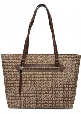 DKNY - Γυναικεία Τσάντα Ώμου DKNY Bryant R42AYE20-N42 Καφέ Logo