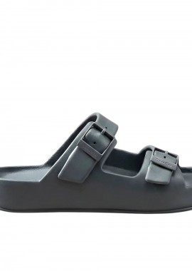 Calvin Klein - Ανδρικές Παντόφλες Calvin Klein Eva Sole HM0HM02116-CKP Γκρι
